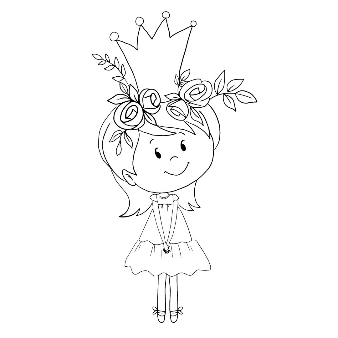 The Cutest Princess Coloring Pages for FREE!