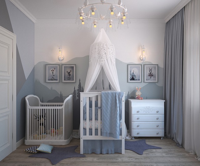 baby boy nursery ideas blue and grey